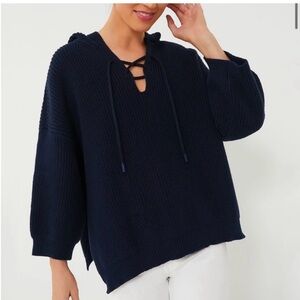 Tuckernuck Deep Navy V-Neck Sweater